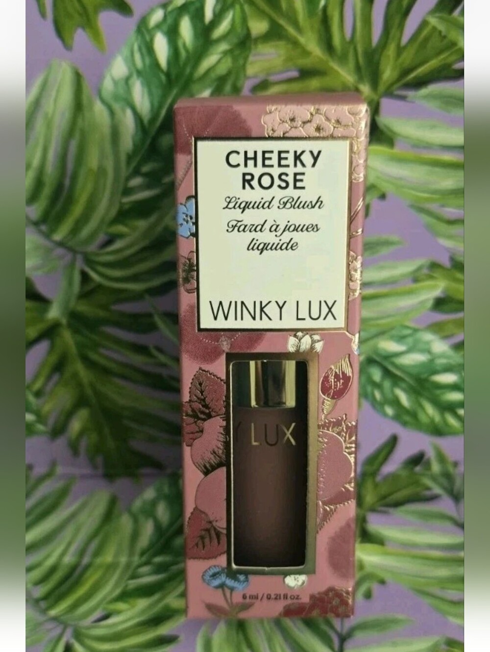 Winky Lux Cheeky Rose Face Liquid Cream Gel Blush #Rose Reverie 6ML. New In Box.